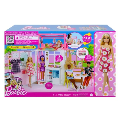 Fully Furnished Barbie® House With Barbie® & Puppy 4 Fully Furnished Barbie® House With Barbie® & Puppy - Image 4