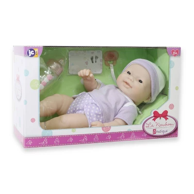 JC Toys La Newborn 12" Asian All Vinyl Nursery Gift Set Doll 2 JC Toys La Newborn 12" Asian All Vinyl Nursery Gift Set Doll - Image 2