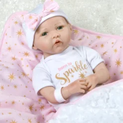 Paradise Galleries Reborn Baby Doll In Silicone-like Vinyl, 19 Inch Newborn Girl Baby Bundles: Born To Sparkle, 7-Piece Ensemble -Barbie Store GUEST 52b65d1b 7120 4842 985c 5d7332c39316