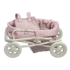 Olivia's Little World - Polka Dots Princess Baby Doll Deluxe Stroller - Pink & Gray -Barbie Store GUEST 52c296b8 01d1 4fb0 afd7 d5b5205618c6