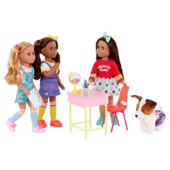 Glitter Girls 14" Doll And Accessories Alessa & School Desk Playset -Barbie Store GUEST 54677ece c888 4c8a 953a 9b12b4dc35a7