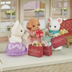 Calico Critters Town Series Marshmallow Mouse, Collectible Doll Figure With Fashion Accessories -Barbie Store GUEST 54fbf975 e964 44a8 8a92 fe13c66a2ea3