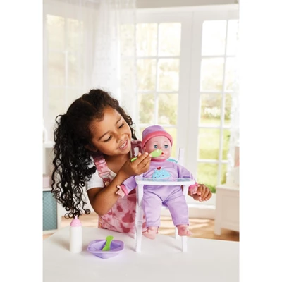 Kidoozie Just Imagine Mealtime Baby Playset For Pretend Play, Includes Baby Doll, High Chair And Feeding Accessories, Ages 2+ 6 Kidoozie Just Imagine Mealtime Baby Playset For Pretend Play, Includes Baby Doll, High Chair And Feeding Accessories, Ages 2+ - Image 6