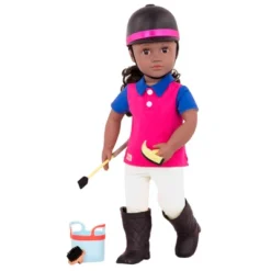 Our Generation Rashida With Book & Outfit 18" Posable Horseback Riding Doll -Barbie Store GUEST 594d6c85 b4bb 4d8b a204 f92cee833370