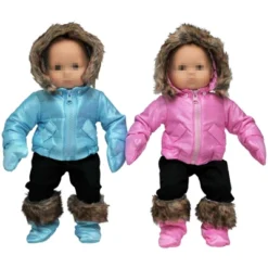 The Queen's Treasures 15 Inch Baby Doll Clothes Complete Pink Snow Suit -Barbie Store GUEST 5ac12a5a 7108 4405 b192 572b86119af9