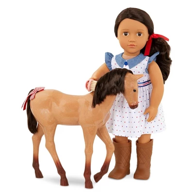 Our Generation Daria With Foal 18" Doll & Horse Set 1 Our Generation Daria With Foal 18" Doll & Horse Set