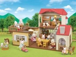 Calico Critters Red Roof Grand Mansion Gift Set, Dollhouse Playset With 3 Figures, Furniture, Vehicle And Accessories -Barbie Store GUEST 5e435de9 0eda 4578 941f a3e70138058b