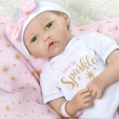Paradise Galleries Reborn Baby Doll In Silicone-like Vinyl, 19 Inch Newborn Girl Baby Bundles: Born To Sparkle, 7-Piece Ensemble -Barbie Store GUEST 5e6984a9 5ce8 433d 8430 dfab3e6c1c82