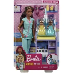 Barbie You Can Be Anything Baby Doctor Brunette Doll And Playset 9 Barbie You Can Be Anything Baby Doctor Brunette Doll And Playset -Barbie Store GUEST 60a62164 7f96 48de a72e caf56e970a69