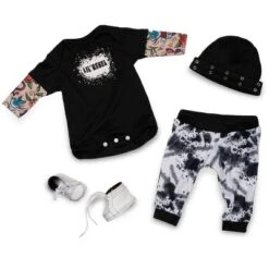 Paradise Galleries Reborn Toddler Boy Doll Lil' Rebel, 21 Inch With Black Rooted Hair And Blue Eyes, Made In GentleTouch Vinyl -Barbie Store GUEST 60f2f872 1b5a 4e94 9520 c261acfbcfe6