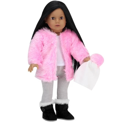 Sophia’s Coat, Winter Hat, Leggings And Boots For 18" Dolls, Pink 1 Sophia’s Coat, Winter Hat, Leggings And Boots For 18" Dolls, Pink