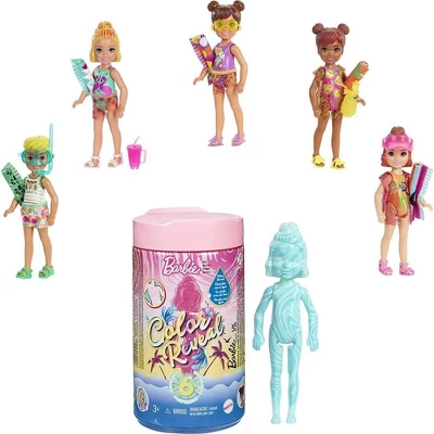 Barbie - Chelsea Color Reveal ! Color Changing Kids - Beach Go'er Doll With 6 Surprise Accessories 12 Barbie - Chelsea Color Reveal ! Color Changing Kids - Beach Go'er Doll With 6 Surprise Accessories - Image 12