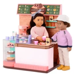Our Generation Love U Latte Coffee Shop Playset For 18" Dolls -Barbie Store GUEST 67db2db4 ce45 422b bfbf 22ce06962572