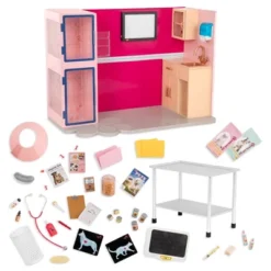 Our Generation Healthy Paws Vet Clinic Playset In Pink With Electronics For 18" Dolls -Barbie Store GUEST 681b0e30 d78d 4e33 aed8 da5736e8e3a2