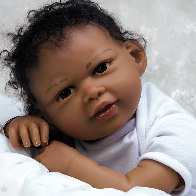 Paradise Galleries Reborn Newborn Doll In Silicone Vinyl Baby Bundles: Reaching For The Stars, 19 Inch 7-Piece Ensemble 6 Paradise Galleries Reborn Newborn Doll In Silicone Vinyl Baby Bundles: Reaching For The Stars, 19 Inch 7-Piece Ensemble - Image 6