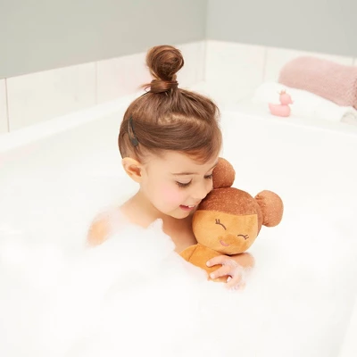 LullaBaby Bath Plush Doll For Real Water Play - Light Brown Hair 1 LullaBaby Bath Plush Doll For Real Water Play - Light Brown Hair