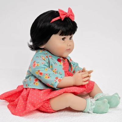 Paradise Galleries Reborn Baby Doll Kayo Hana 20 Inch Toddler - Black Hair/Brown Eyes 5 Paradise Galleries Reborn Baby Doll Kayo Hana 20 Inch Toddler - Black Hair/Brown Eyes - Image 5