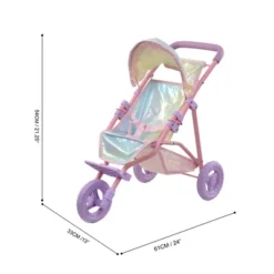 Olivia's Little World Baby Doll Jogging Stroller Buggy Iridescent Color OL-00016 16 Olivia's Little World Baby Doll Jogging Stroller Buggy Iridescent Color OL-00016 -Barbie Store GUEST 6c7ec80c 68f8 41d0 81d1 a1130db8852e