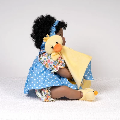 Paradise Galleries Realistic Toddler Girl Doll - Lucky Ducky, 20 Inches In SoftTouch Vinyl, 6-piece Doll Gift Set 4 Paradise Galleries Realistic Toddler Girl Doll - Lucky Ducky, 20 Inches In SoftTouch Vinyl, 6-piece Doll Gift Set - Image 4