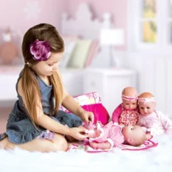 Adora Playtime Baby Flower Pink 13 Inch Baby Doll With Floral Overalls, Bow Headband And Bottle -Barbie Store GUEST 6ea6a026 c4ed 465c a404 02a820bdd0f1