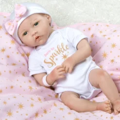Paradise Galleries Reborn Baby Doll In Silicone-like Vinyl, 19 Inch Newborn Girl Baby Bundles: Born To Sparkle, 7-Piece Ensemble -Barbie Store GUEST 70ed982c e224 4ae3 9ed5 ca9b171769f6