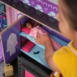 KidKraft 2-in-1 Wooden Hotel & Waterslide Dollhouse -Barbie Store GUEST 74139a65 74e8 4747 abf7 3430c6c6b6e3