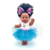 Orijin Bees Positively Puffy 12" Baby Bee Doll - Black Hair With Brown Eyes