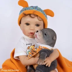 Paradise Galleries Reborn Baby Doll Boy Puppy Love, Magnetic Pacifier, Rooted Hair, 19 Inch Doll Made In SoftTouch Vinyl 10 Paradise Galleries Reborn Baby Doll Boy Puppy Love, Magnetic Pacifier, Rooted Hair, 19 Inch Doll Made In SoftTouch Vinyl -Barbie Store GUEST 78340975 4a83 4172 8b2b d491f5faf2f3
