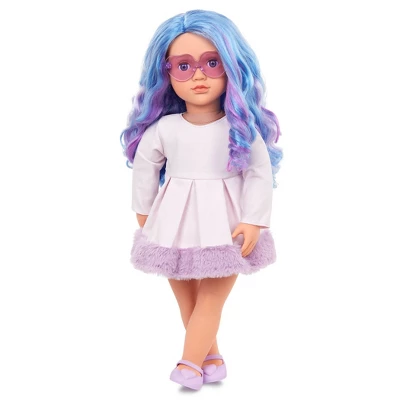 Our Generation Veronika 18" Fashion Doll With Blue/Purple Hair 1 Our Generation Veronika 18" Fashion Doll With Blue/Purple Hair