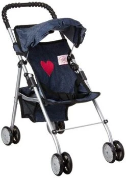 The New York Doll Collection Baby Doll Stroller - My First Toy Stroller For Kids -Barbie Store GUEST 7c57bd22 197b 4641 a346 6451035b961a
