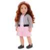 Our Generation Jacinta 18" Fashion Doll With Pink Skirt & Sweater