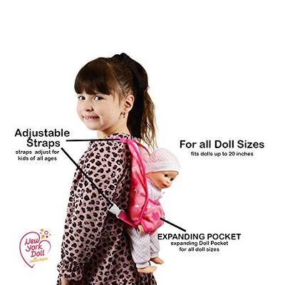 The New York Doll Collection Baby Doll Carrier Backpack 4 The New York Doll Collection Baby Doll Carrier Backpack - Image 4