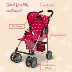 The New York Doll Collection 28 Inch Baby Doll Stroller -Barbie Store GUEST 7f2ed7c8 2e30 42f3 a65d 5d88982f7fdf
