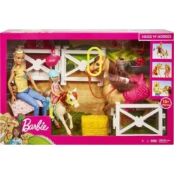 Barbie Hugs 'N' Horses Playset -Barbie Store GUEST 7f509da6 132d 401e a7d2 c75eb0b35ee9