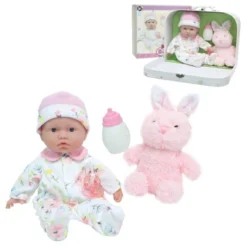 JC Toys La Baby 11" Soft Body Play Doll Body Travel Case Gift Set In Pink 5 JC Toys La Baby 11" Soft Body Play Doll Body Travel Case Gift Set In Pink -Barbie Store GUEST 806240f9 e215 4fcd ab3a 422cb336d739