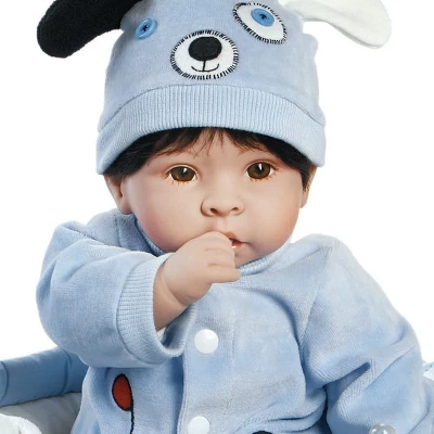 Paradise Galleries Reborn Baby Doll Boy "Finn & Sparky" Boy Baby Doll. 17" Weighted Realistic Doll With 9 Baby Doll Accessories. Age 3+ 2 Paradise Galleries Reborn Baby Doll Boy "Finn & Sparky" Boy Baby Doll. 17" Weighted Realistic Doll With 9 Baby Doll Accessories. Age 3+ - Image 2