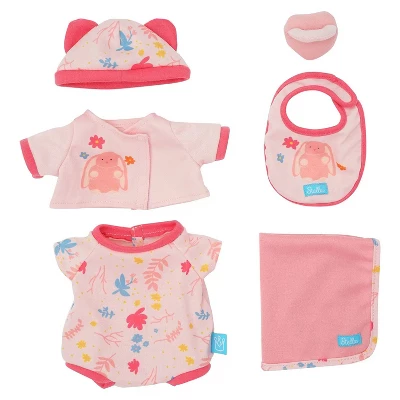 Manhattan Toy Baby Stella Welcome Baby 6 Piece Bringing Home Baby Doll Set With Hat, Bib, Onesie, Cardigan, Magnetic Pacifier And Blanket 3 Manhattan Toy Baby Stella Welcome Baby 6 Piece Bringing Home Baby Doll Set With Hat, Bib, Onesie, Cardigan, Magnetic Pacifier And Blanket - Image 3