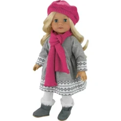 Sophia’s Doll Dress, Leggings, Hat, And Scarf Set For 18" Dolls -Barbie Store GUEST 85dfd7d3 c791 4703 951e 13fafd4c1a48