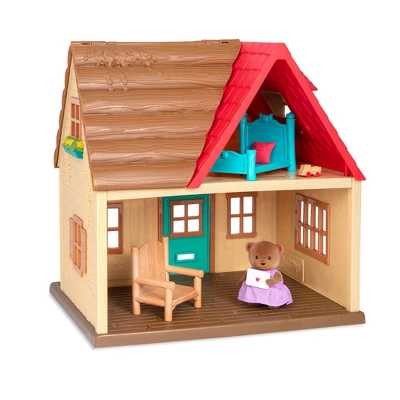 Li'l Woodzeez Country House – 8pc Toy House Playset 1 Li'l Woodzeez Country House – 8pc Toy House Playset