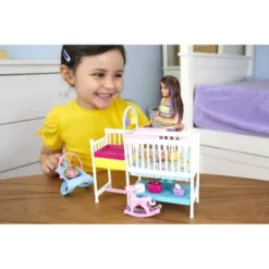 Barbie Skipper Babysitters Inc Nap 'n' Nurture Nursery Dolls And Playset