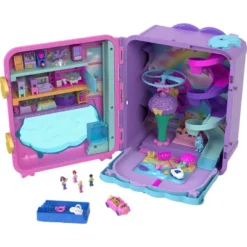 Polly Pocket Dolls Pollyville Resort Roll Away Playset -Barbie Store GUEST 89efd012 3bd5 4883 8a53 3bea88a32c00