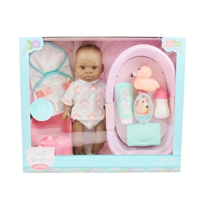 Madame Alexander Small Wonder 14" Baby Doll Bath Set - Brown Eyes 5 Madame Alexander Small Wonder 14" Baby Doll Bath Set - Brown Eyes - Image 5