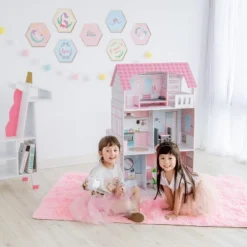 Teamson Kids 'Wonderland' Children's 2 In 1 Doll House & Play Kitchen TD-12515P 13 Teamson Kids 'Wonderland' Children's 2 In 1 Doll House & Play Kitchen TD-12515P -Barbie Store GUEST 8abe9936 d23b 445d 8241 28670f4ebd5a