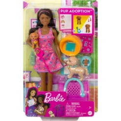 Barbie Pup Adoption Playset And Doll With Black Hair, 2 Puppies And Color-Change -Barbie Store GUEST 8cbe2f26 313f 44c3 b271 6bd3baa9d9b4