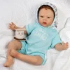 Paradise Galleries Reborn Baby Doll I Love You S-Mores 20 Inch Baby Doll - Brown Hair/Blue Gray Eyes
