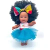 Orijin Bees Fro Zizzy 12" Baby Bee Doll - Black Hair With Brown Eyes