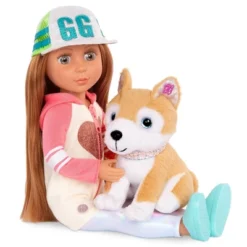 Glitter Girls Tavi With Dog Plush Nougat 14" Doll & Pet Set -Barbie Store GUEST 917fdcd3 837a 43c8 b542 4efbcd63544e