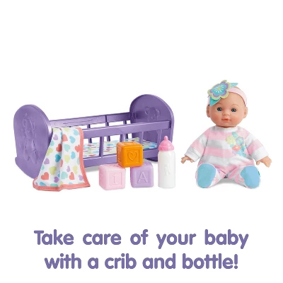 Kidoozie Lullaby Baby Playset - Soft Body Doll And Crib For Children Ages 2 And Older 2 Kidoozie Lullaby Baby Playset - Soft Body Doll And Crib For Children Ages 2 And Older - Image 2