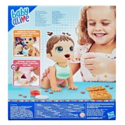 Baby Alive Lil Snacks Baby Doll - Brown Hair -Barbie Store GUEST 933ef443 97af 4877 8e10 a32455dd56c7