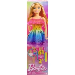 Barbie 28" Large Doll With Blond Hair And Rainbow Dress -Barbie Store GUEST 95283227 f042 4f10 a915 bd469cb6135d
